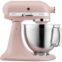 Refurbished KitchenAid Artisan Stand Mixer with Two-tone 4.8L & 3L Bowls in Pink