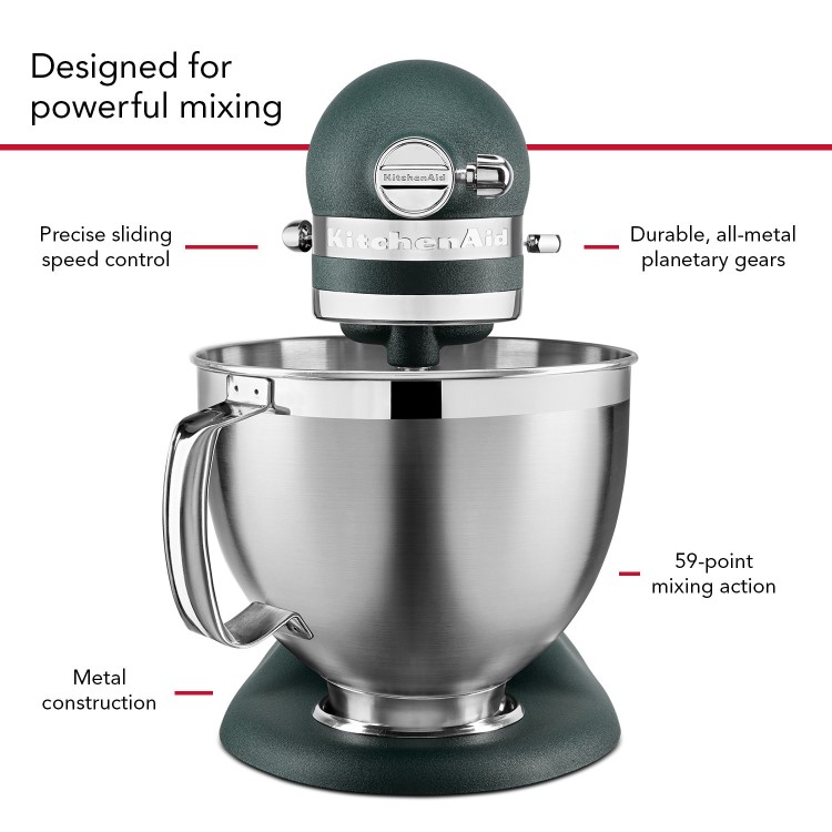 KitchenAid Artisan Stand Mixer with 4.8L Bowl in Pebble Palm Green