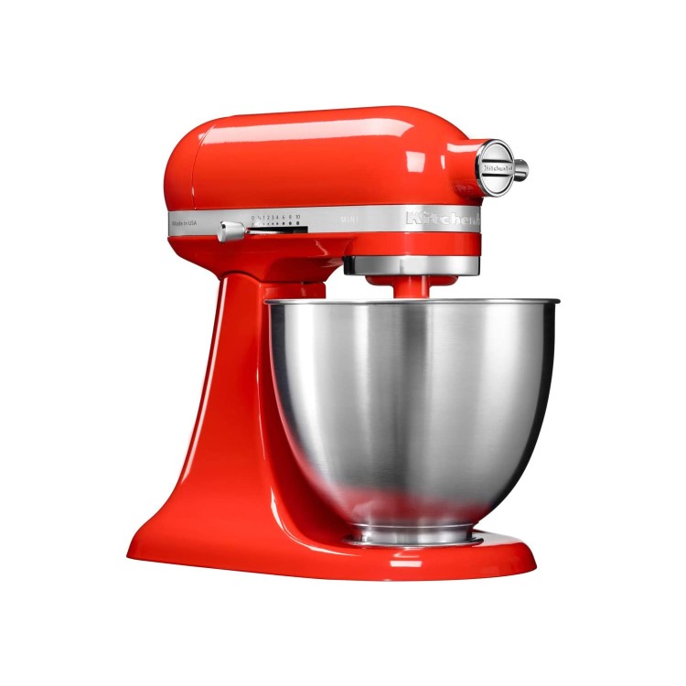 KitchenAid Mini Stand Mixer with 3.3L Bowl in Hot Sauce