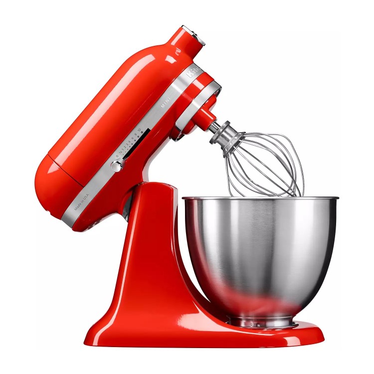 KitchenAid Mini Stand Mixer with 3.3L Bowl in Hot Sauce