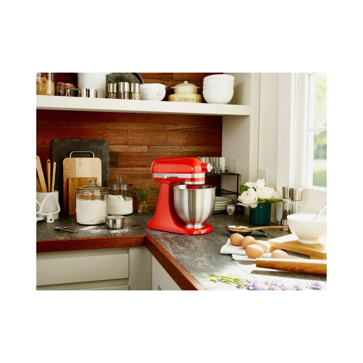 KitchenAid Mini Stand Mixer with 3.3L Bowl in Hot Sauce