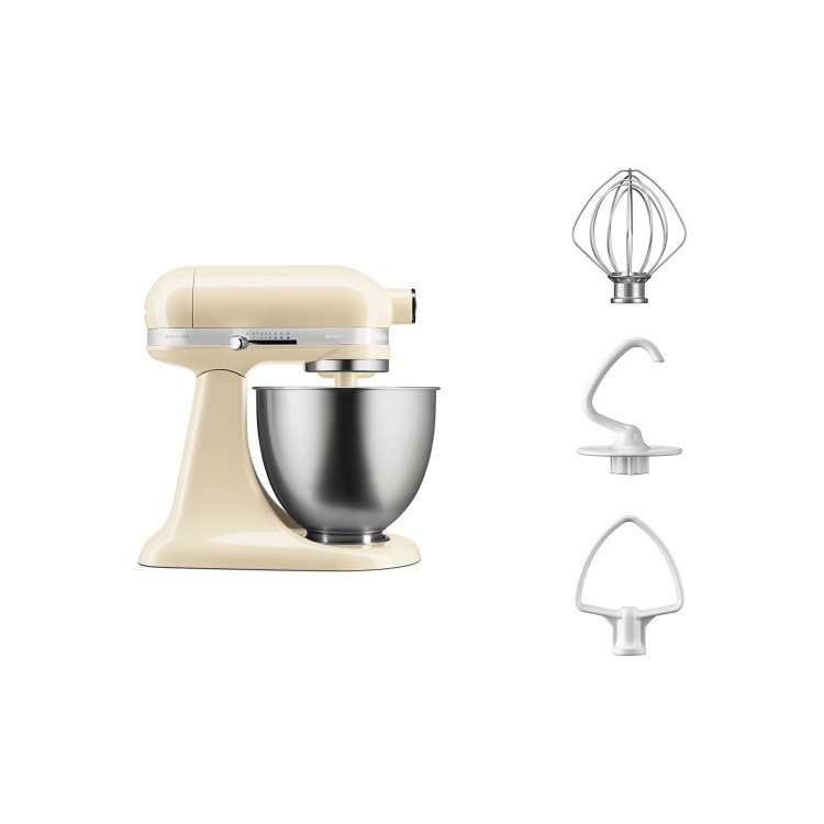 KitchenAid Mini Stand Mixer with 3.3L Bowl in Almond Cream