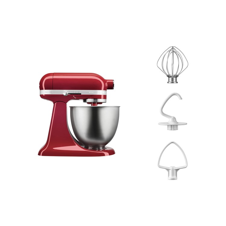Refurbished KitchenAid 3.3L Mini Stand Mixer Empire Red