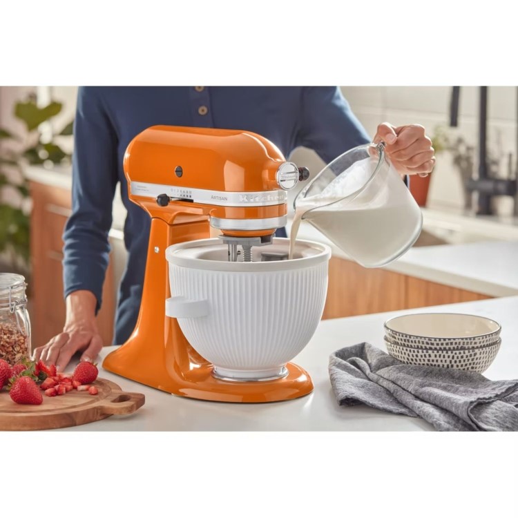 KitchenAid 1.9L Ice Cream Maker Bowl - White