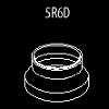 Elica 5R6D 125mm to 150mm Adapter