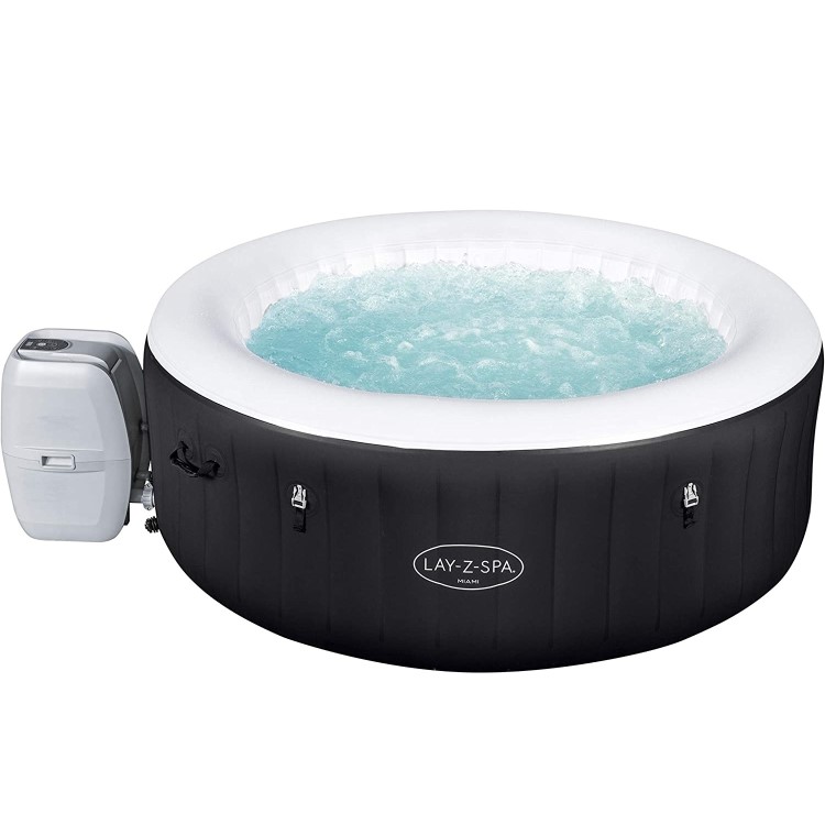 Lay-Z Spa AirJet Miami 4 Person Inflatable Hot Tub