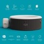 Lay-Z Spa AirJet Miami 4 Person Inflatable Hot Tub