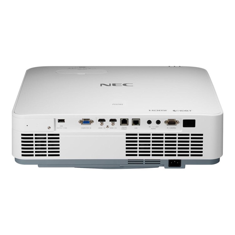 NEC P525WL Semi-Professional Projector  WXGA  5000AL  3LCD  LASER  1.23-2.1 aspect ratio  3 year warranty