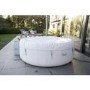 Lay-Z-Spa AirJet Paris 6 Person Hot Tub in White with LED Lights