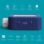 GRADE A2 - Lay-Z Spa AirJet Hawaii 6 Person Hot Tub in Blue