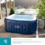 GRADE A2 - Lay-Z Spa AirJet Hawaii 6 Person Hot Tub in Blue