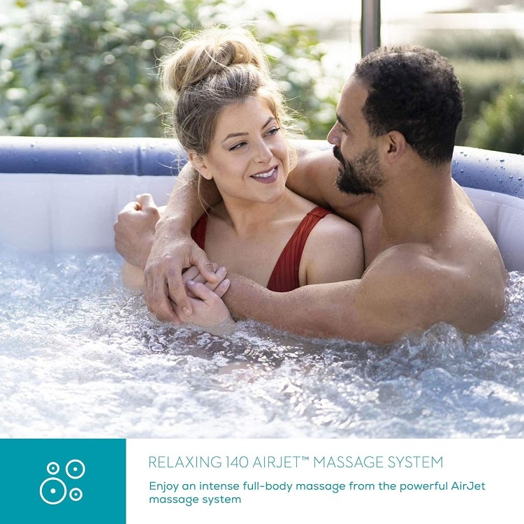 GRADE A2 - Lay-Z Spa AirJet Hawaii 6 Person Hot Tub in Blue