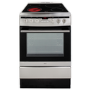 GRADE A2 - Amica 608CE2TAXX 60cm Single Fan Oven Electric Cooker With Ceramic Hob - Stainless Steel