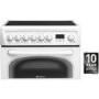 Hotpoint 60HEPS 60cm Wide Electric Cooker With Ceramic Hob - White