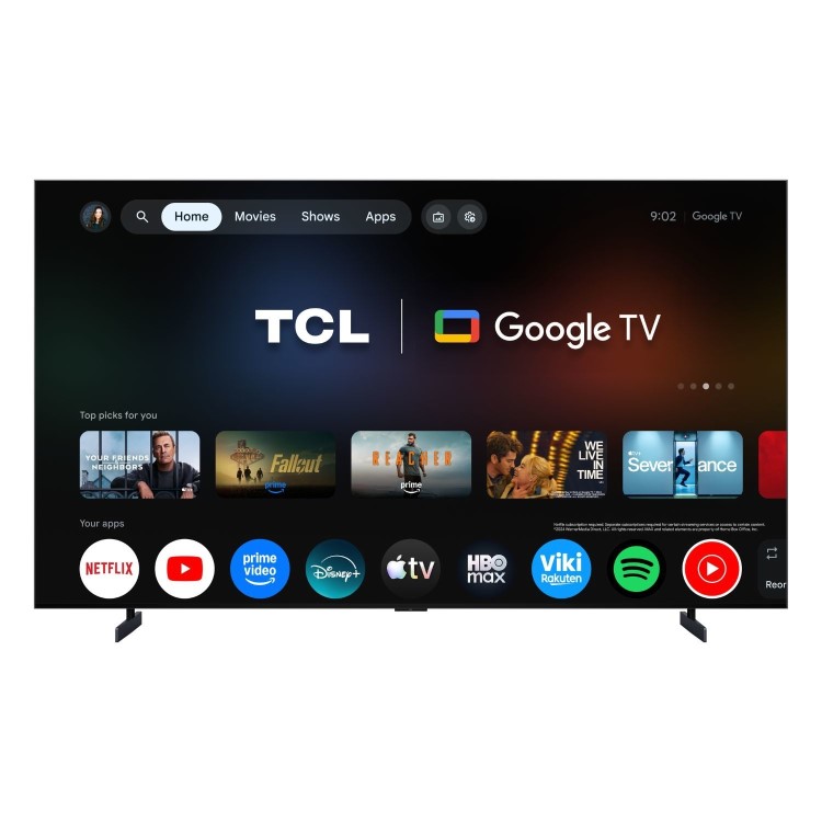 TCL 98A400M-UK 98-Inch 4K QD-Mini LED Google TV  Ultra HD HDR Smart TV with Dolby Vision 144Hz Gaming & Premium Cinematic Display