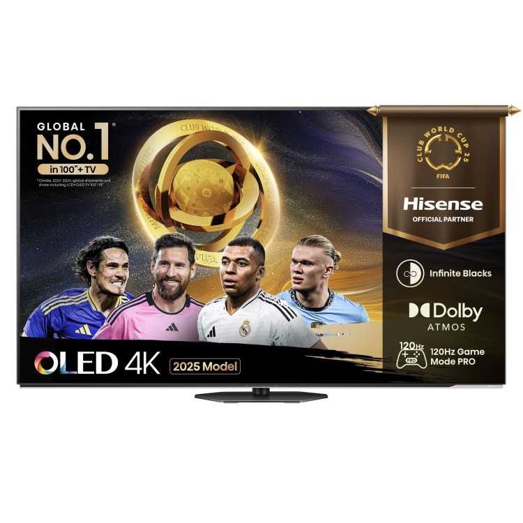 Hisense A85QTUK 65 inch Smart 4K Ultra HD Mini-LED TV
