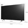 LG Nano80 NanoCell 65 Inch LED 4K HDR Freeview Play and Freesat HD Smart TV