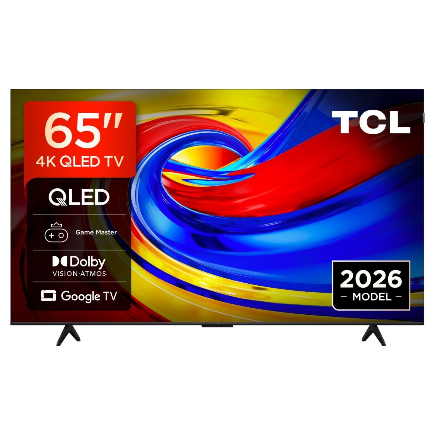Tcl 65P7l-Uk 65-Inch Qled 4K Hdr Smart Tv Dolby Vision Hdr10+ & Google Tv 65P7L-UK