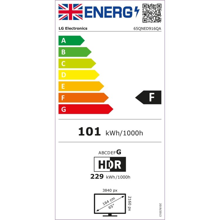 LG QNED91 65 Inch MiniLED 4K Smart TV