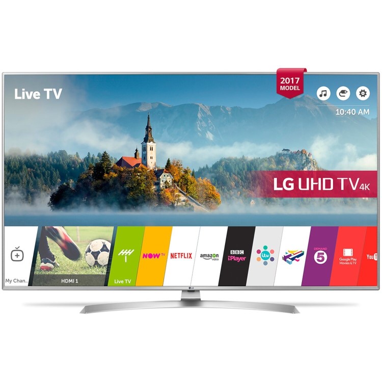 GRADE A2 - LG 65UJ701V 65" 4K Ultra HD Smart HDR LED TV with 1 Year Warranty