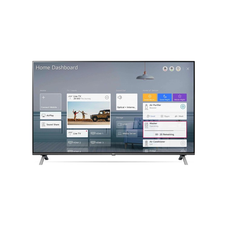 LG UN8000 65 Inch LED 4K HDR 10 Smart TV
