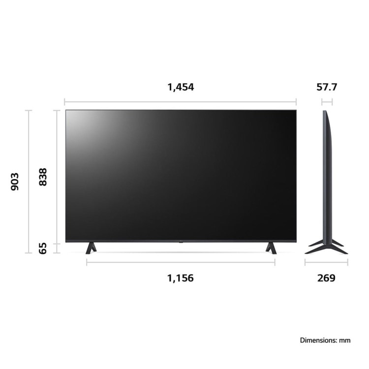 LG  LED UR78 65" 4K Ultra HD HDR Smart TV 