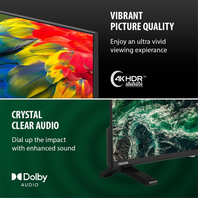 Toshiba 65UV1563DB 65 Smart 4K UHD TV – Dolby Vision & Freely Streaming