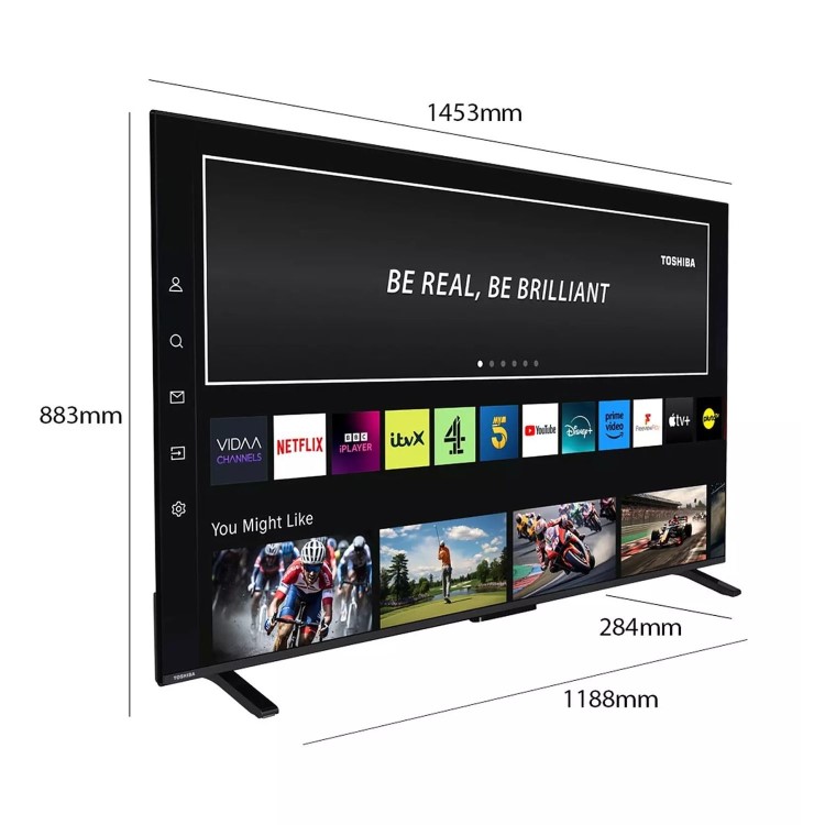 Toshiba UV23 65 inch 4K Ultra HD Smart LED TV