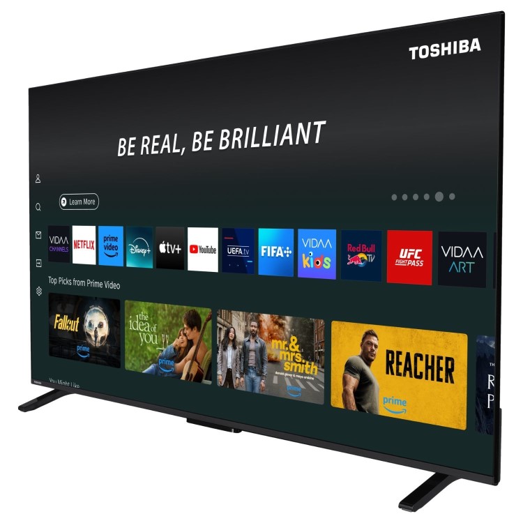 Refurbished Toshiba UV2F 65" 4K Ultra HD with HDR10 Freeview Play LED Smart TV