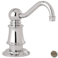 Perrin And Rowe 6695PF Country Soap Dispenser Pewter - Reduced To Clear