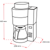 Melitta 6760642 Aromafresh Grind and Brew Filter Coffee Machine