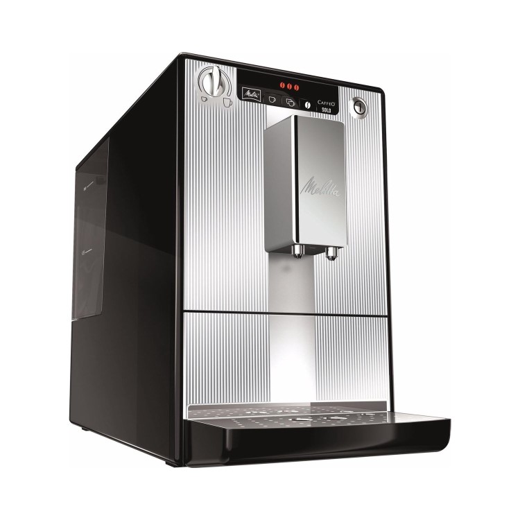 Melitta Caffeo Solo Bean To Cup Coffee Machine - Silver Stripes