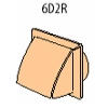 Elica 6D2RSS Cowled Wall Outlet in Stainless Steel