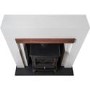Black Freestanding Electric Stove Fireplace Suite 2kW - Adam Salzburg