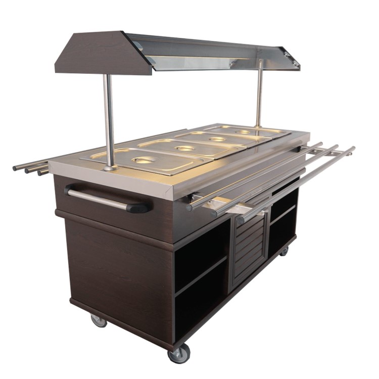 Combisteel Refrigerated Buffet Display Salad Bar - 4 x 1/1 GN