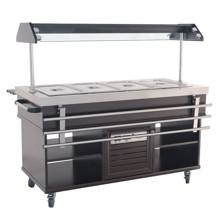 Combisteel Refrigerated Buffet Display Salad Bar - 4 x 1/1 GN