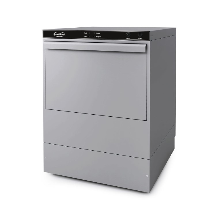 Combisteel ENT500 DP Dishwasher - 500mm Basket, Drain Pump - Hardwired