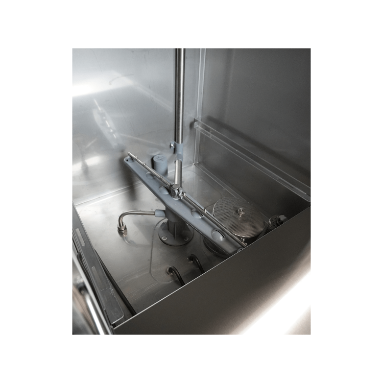 Combisteel ENT500 DP Dishwasher - 500mm Basket, Drain Pump - Hardwired
