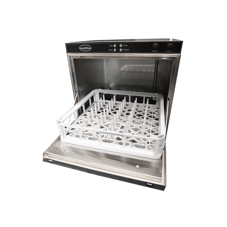 Combisteel ENT500 DP Dishwasher - 500mm Basket, Drain Pump - Hardwired