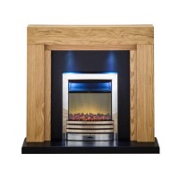 Adam Oak and Black with Eclipse Fire in Chrome - Montana