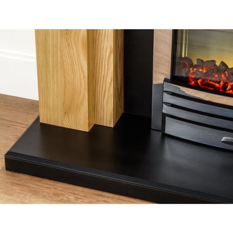 Adam Oak and Black with Eclipse Fire in Chrome - Montana