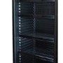 Combisteel Upright Display Fridge - 400 Ltr Black