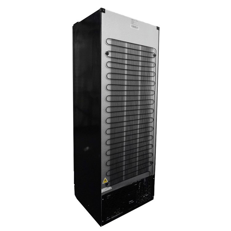 Combisteel Upright Display Fridge - 400 Ltr Black