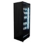 Combisteel Upright Display Fridge - 400 Ltr Black
