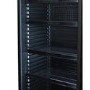 Combisteel Upright Display Fridge with Canopy - 400 Ltr Black