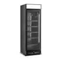 7086.0010 Combisteel Upright Display Fridge with Canopy - 400 Ltr Black
