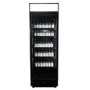 Combisteel Upright Display Fridge with Canopy - 400 Ltr Black