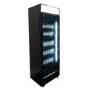Combisteel Upright Display Fridge with Canopy - 400 Ltr Black