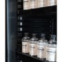 Combisteel Upright Display Fridge with Canopy - 400 Ltr Black