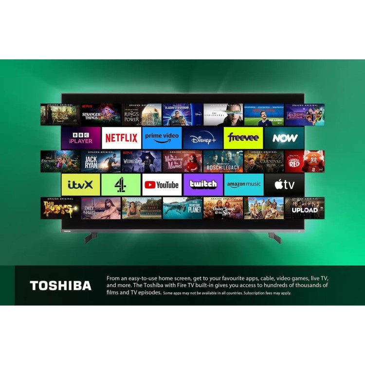 Refurbished Toshiba QF5D 70" 4K Ultra HD with HDR10 Freeeview Play QLED Smart TV